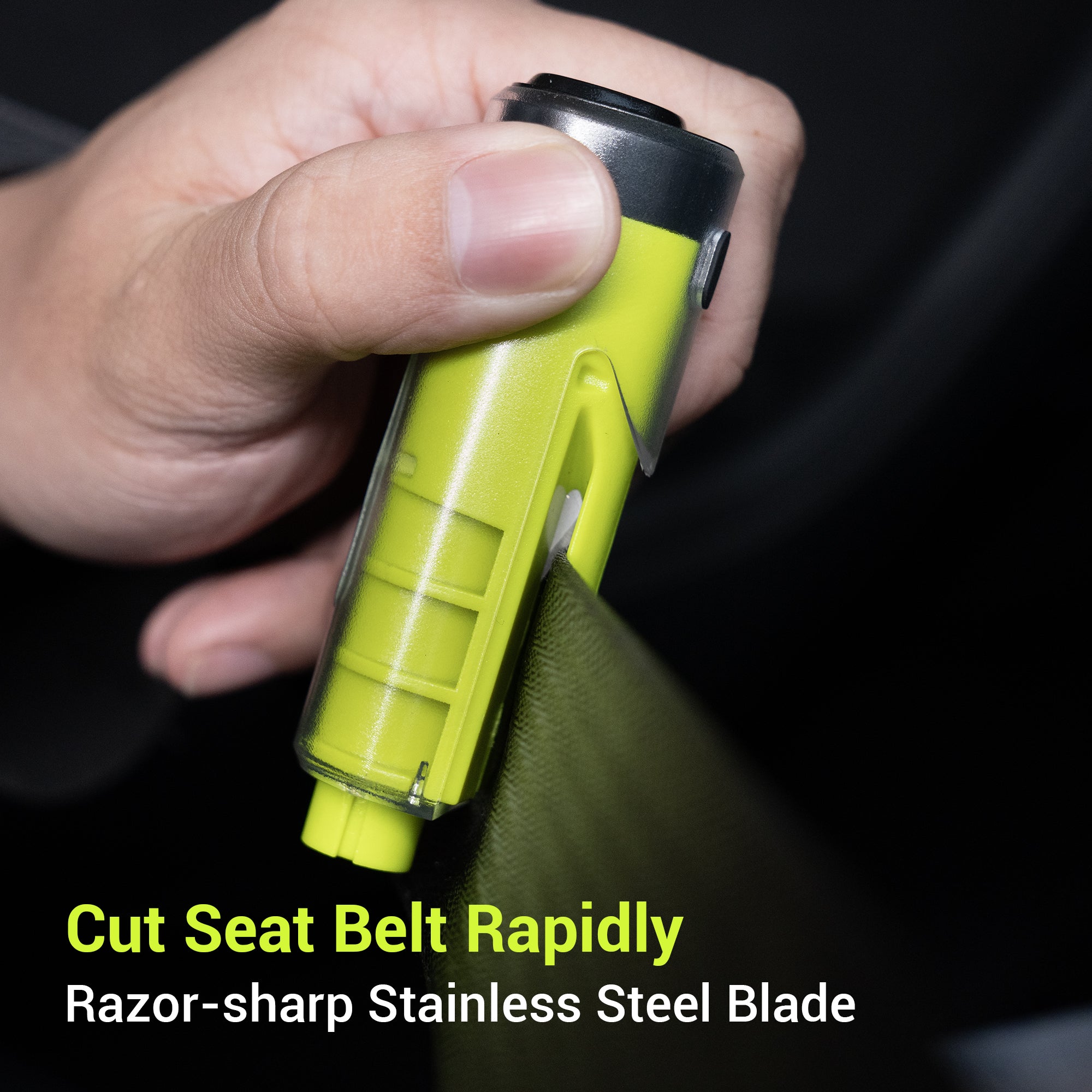 Window Breaker Seatbelt Cutter with FlashLight