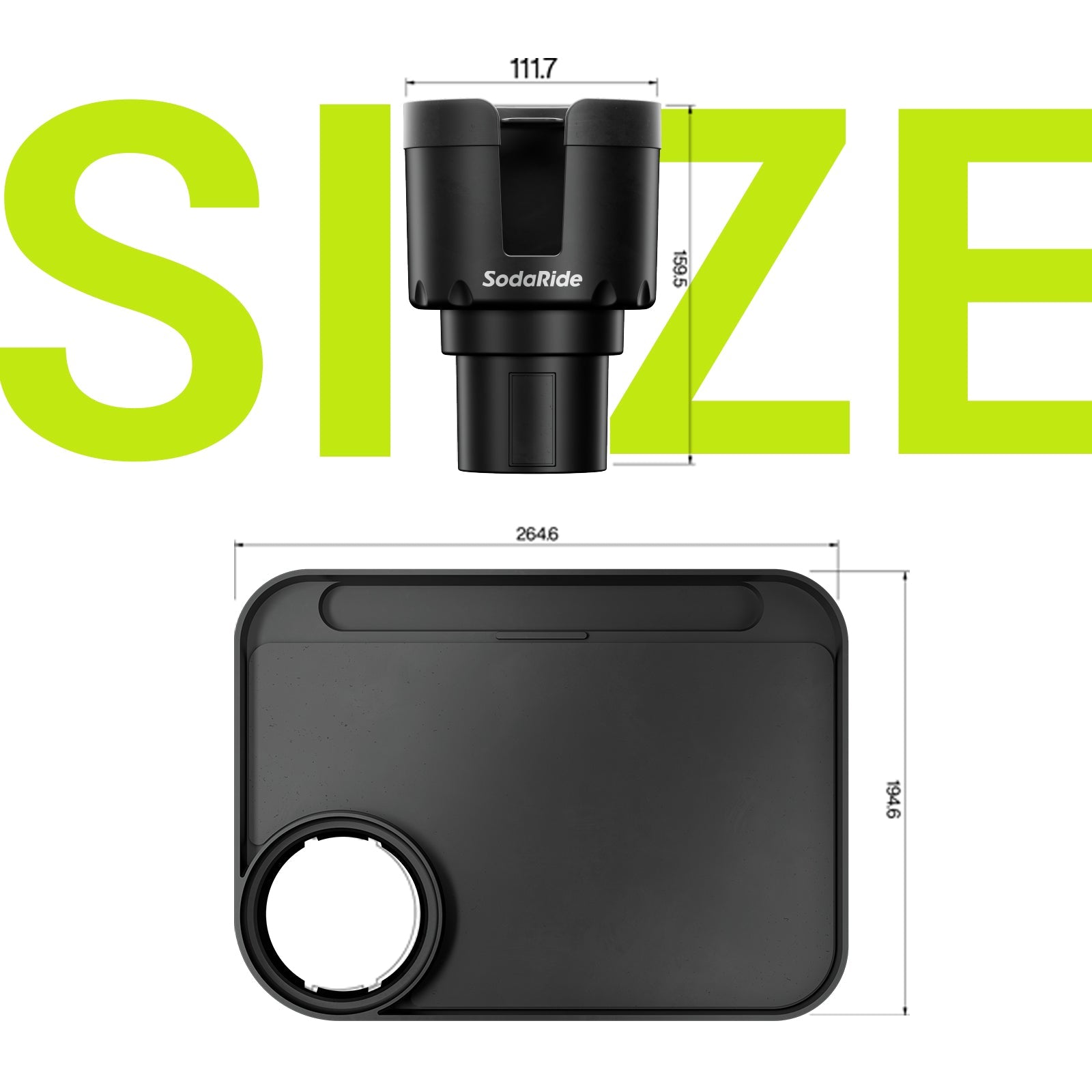 SodaRide Family Set Car Cup Holder